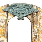 12    Rustic Wooden Letter    o    Wall Decor Ornate 3d Metal Scrollwork Monogram Nos