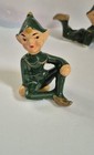 Set Of 2 Vintage Ceramic Pixie Elves