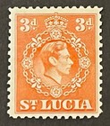 Travelstamps   St  Lucia Stamps Sg 133 - 3d Kgvi 12 1 2p - Mint Mnh Og