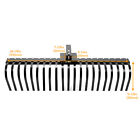 60  Black Landscape Rake 3 Point Fits For Atv Utv Sxs Compact Tractors  2  Hitch