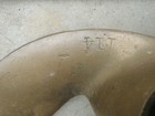 Vintage Brass Boat Propeller - 2 Blades 9  Wide   114
