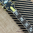 Lp White Electric Guitar Mahogany Body Gold Hardware Rounded Abalone Inlays