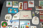 90  Stickers Christmas Vintage 1980 s 1990 s Animal Santa Angel Dog Snowmen More