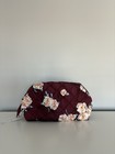 Vera Bradley Nwt Large Cosmetic Makeup Bag Performance Twill Blooms And Branches