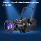 Led 250w Leko Profile Spotlight Rgbw 4in1 Spotlights For Stage Theater Focus