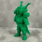 Very Rare Vintage Japanese Nissan Superhero mascot Green Keshi Rubber Figure