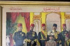 1912 Lithograph  h m  King George V W khedive And Ottoman Princes At Port Said 