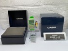 Rare Tested Vintage Casio Data Bank Dbc   32 Mondo Style Green Original Band Boxnm