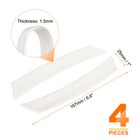 4pcs Car Reflective Trim Side Marker Stickers Automotive Reflector Guard  White