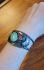 Vintage Navajo Handmade Silver Cuff Bracelet