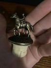 Blanton s Single Barrel Bourbon Whiskey  Horse   Jockey Cork Stopper  Letter    b   