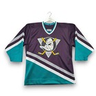 Vintage Mighty Ducks Of Anaheim Ccm Center Ice Autographed Nhl Hockey Jersey 44