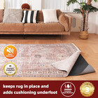 Bagail Felt And Natural Rubber Backing Rug Pads 1 4    Thick  5 X 7 Ft Non Slip Ca