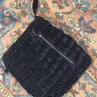 Vintage Silver Fox Fur Hand Muff Purse