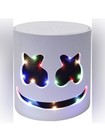 Marshmello Led Helmet Mask - Foam Costume For Halloween
