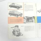 Vintage 1950s German Borgward Isabella Luxury Car Sales Product Brochure Info