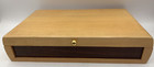 Wood Flatware Chest Silverware Anti-tarnish Flatware Blonde Wood