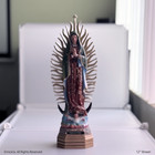 Our Lady Of Guadalupe Resin Statue - 12  Catholic Figurine  Virgen Guadalupe