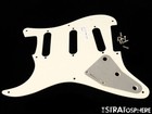Usa Fender Stratocaster Strat Eric Johnson Pickguard   Parchment  One 1 Ply 