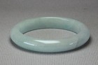 58mm Natural Ice Green Jadeite Jade Bangle Bracelet