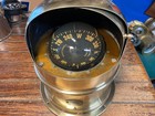 Vintage Danforth Constellation Binnacle Mount Compass 5  Card  Led  Closing Hood
