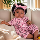 Reborn Baby Dolls Black Girl  20 Inch Realistic Black Girl Newborn African Ameri