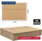 50 Pack Kraft Envelopes a7 Envelopes 5x7 Envelopes For Invitations wedding  Baby