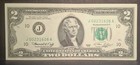 1976  2 Low Sum  16  Fancy Serial Number Bicentennial Two Dollar Bill 