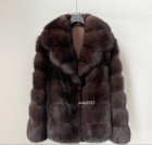 Luxury Winter Women Real Mink Fur Coat New Fur Coat Winter Mink Fur Warm Jacket