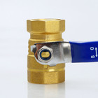 1 2 Inch Npt Female Full Port 300wog Brass Ball Valve Fip Threaded Usa Stock