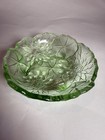 Vintage 1930 Uranium Lily Pons Green Depression Era Glass Bowl Indiana  605