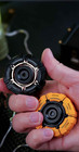 Glowing Metal Fidget Spinner Edc Stress Relief Toy Smooth Spin Armor Design