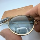 Vintage Bushnell Bausch   Lomb Gold Tone Aviator Sunglasses F-korea W  Case