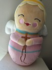 Shining Light Dolls Guardian Angel 12 Inch Pink Blonde With Rosary Plush Doll