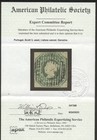 Portugal  3 Used Vf W  Cert - 1853 50r Deep Yellow Green