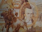Vintage Lone Star Beer Poster Print - Texas Sesquicentennial Rare 1980 s Cowboys
