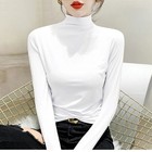 Womens Basic Lightweight Turtleneck Long Sleeve Pullover Solid Top High Neck Usa