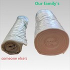 100 4-gallon Thick White Drawstring Trash Bags  2 Packs  For  Living And Kitchen