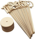 20pcs 1-20 Wooden Table Numbers With Holder Base For Wedding Or Home Decoration
