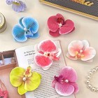 Fashion Orchid Hairpin Sweet Seaside Vacation Bangs Hair Clip Hair Accessories 