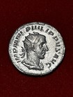 Ancient Roman Silver Coin  Philip I  244-249 A d  Ar Antoninianus  Rome  Pax