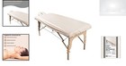 Massage Table Waterproof Cover Set Natural Color Fitted Sheet Face Cradle Cover