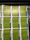1975-1976 Topps Team Checklist Nba aba Basketball Uncut Full Sheet Rare Promo
