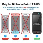 2x 9h Tempered Glass Screen Protector W easy Fit Tool For Nintendo Switch 2 2025