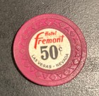 Hotel Fremont Casino  50 Cent Poker Chip From Las Vegas Arodie Mold