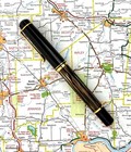  rare  Levenger   Pelikan M250 Tortoise Fountain Pen  W  14k Gold Nib - Germany