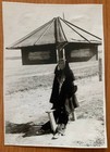 Scarecrow Masked Man Smoking Cigarette Joke Unusual Weird Odd Comic Photo Ussr