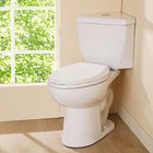 17 2  Corner Elongated Two Piece Dual Flush Bathroom Toilet For Small Bathroom