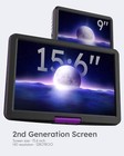 Boifun 17 5  Portable Dvd Player With Swivel Screen Region Free Remote Control