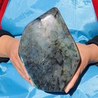 8 07lb  Natural  Labradorite  Quartz Crystal Ornament Mineral  Specimens Healing